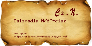 Csizmadia Nárcisz névjegykártya
